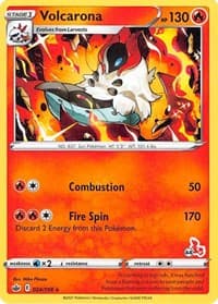 Volcarona (#44 Cinderace Stamped)