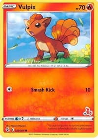 Vulpix (#18 Cinderace Stamped)