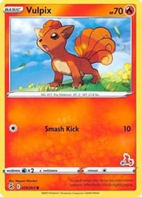 Vulpix (#31 Cinderace Stamped)