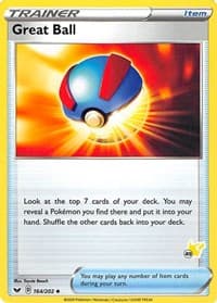Great Ball (#49 Pikachu Stamped)