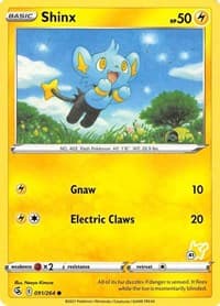 Shinx (#41 Pikachu Stamped)