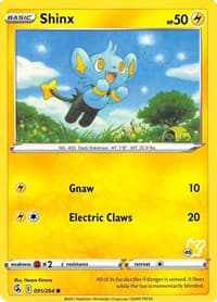 Shinx (#45 Pikachu Stamped)