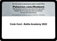 Code Card - Battle Academy 2022