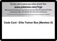 Code Card - Elite Trainer Box [Mewtwo X]