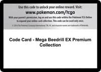 Code Card - Mega Beedrill EX Premium Collection