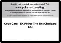 Code Card - EX Power Trio Tin [Charizard EX]