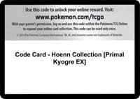 Code Card - Hoenn Collection [Primal Kyogre EX]