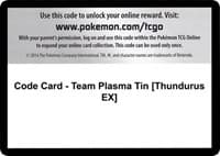 Code Card - Team Plasma Tin [Thundurus EX]