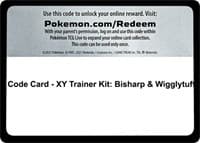 Code Card - XY Trainer Kit: Bisharp & Wigglytuff