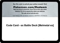 Code Card - ex Battle Deck [Melmetal ex]