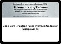 Code Card - Paldean Fates Premium Collection [Quaquaval ex]