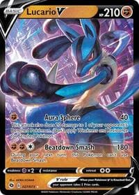 Lucario V (Non-Holo)