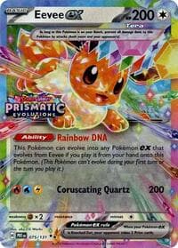 Eevee ex (Prismatic Evolutions Stamp)
