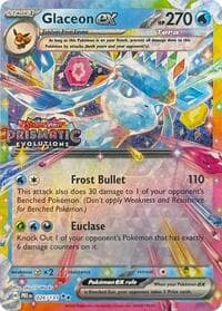 Glaceon ex (Prismatic Evolutions Stamp)