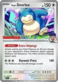 Hop's Snorlax (GameStop) (Cosmos Holo)