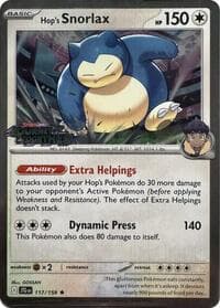Hop's Snorlax (Cosmos Holo)