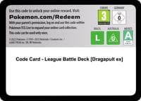 Code Card - League Battle Deck [Dragapult ex]