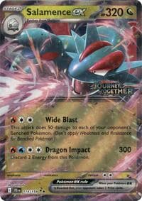 Salamence ex (Journey Together Stamped)
