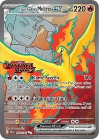 Team Rocket's Moltres ex (Destined Rivals Stamp)