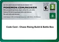 Code Card - Chaos Rising Build & Battle Box