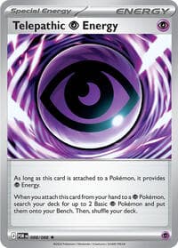 Telepathic Psychic Energy (Non-Holo)