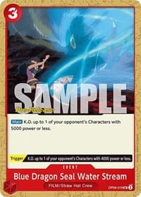 Blue Dragon Seal Water Stream