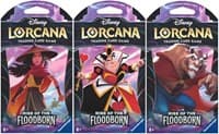 Disney Lorcana: Rise of the Floodborn Sleeved Booster Pack Art Bundle [Set of 3]