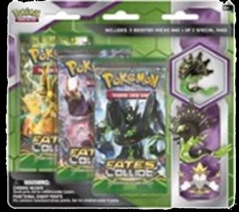 Fates Collide Three Pack Pin Blisters [Zygarde]