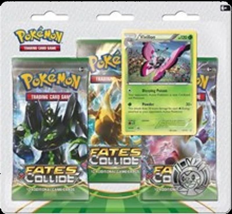 Fates Collide Three Pack Blister [Vivillon]