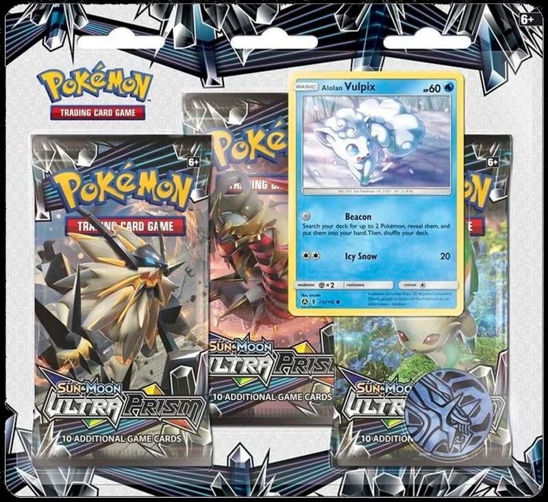 Ultra Prism 3 Pack Blister [Alolan Vulpix]