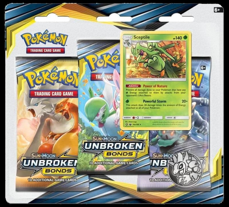 Unbroken Bonds 3 Pack Blister [Sceptile]