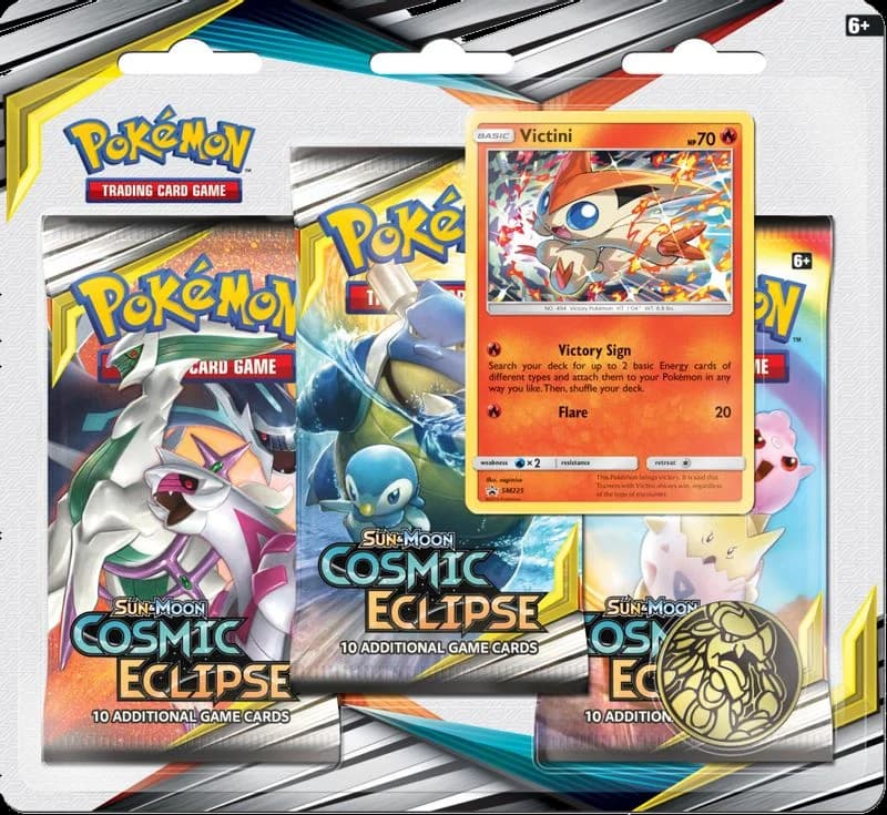 Cosmic Eclipse 3 Pack Blister [Victini]