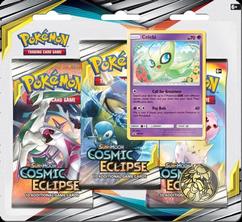 Cosmic Eclipse 3 Pack Blister [Celebi]