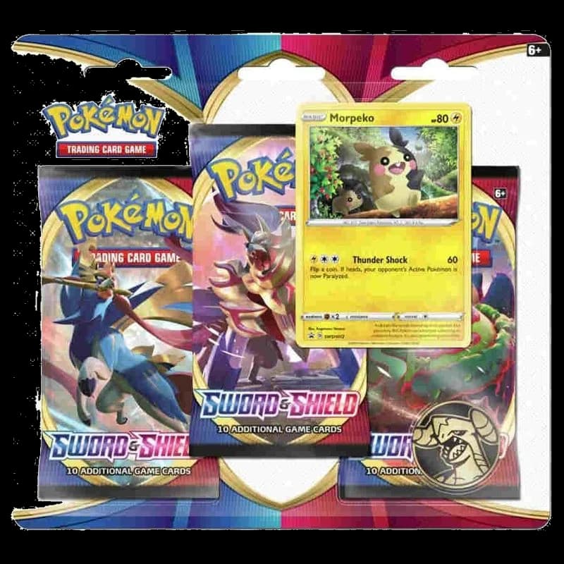 Sword & Shield 3 Pack Blister [Morpeko]