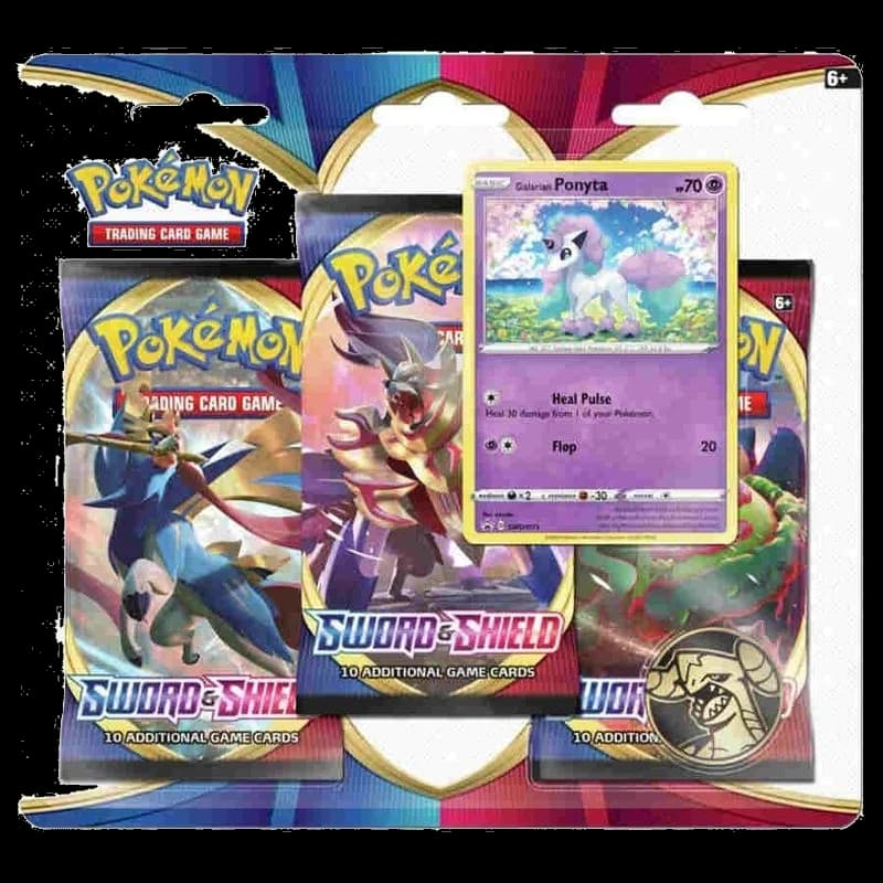 Sword & Shield 3 Pack Blister [Galarian Ponyta]