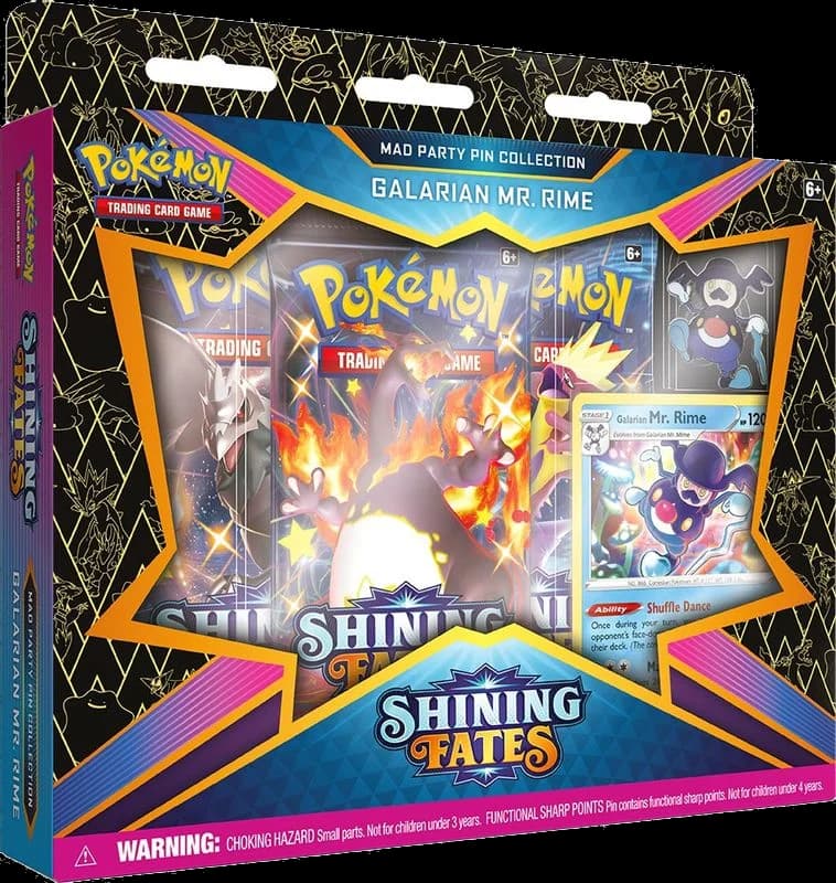 Shining Fates Mad Party Pin Collection [Galarian Mr. Rime]
