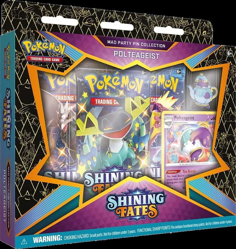 Shining Fates Mad Party Pin Collection [Polteageist]