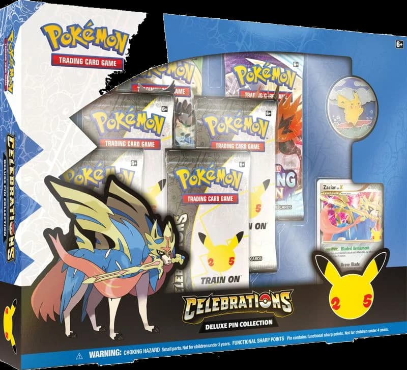 Celebrations Deluxe Pin Collection [Zacian LV. X]