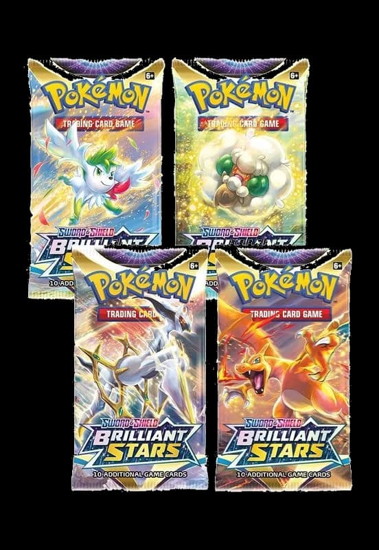 Brilliant Stars Booster Pack Art Bundle [Set of 4]