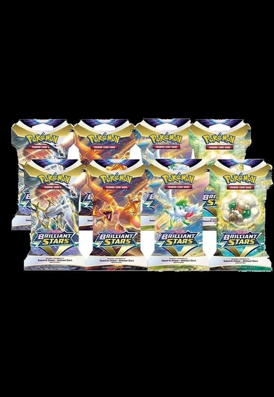 Brilliant Stars Sleeved Booster Pack Bundle [Set of 8]