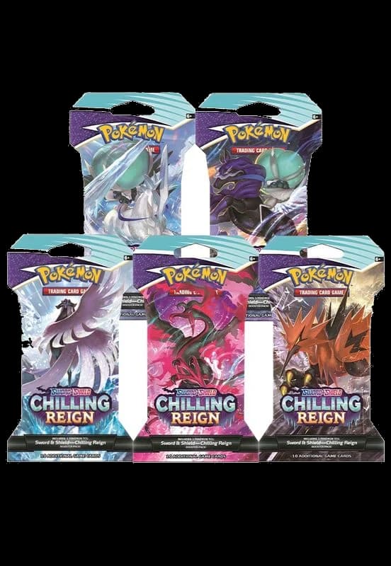 Chilling Reign Sleeved Booster Pack Art Bundle [Set of 5]