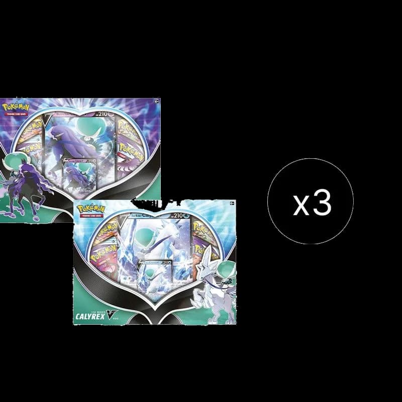 Ice Rider/ Shadow Rider Calyrex V Box Case
