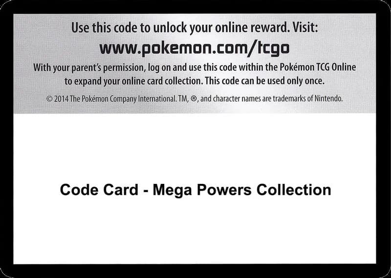 Code Card - Mega Powers Collection