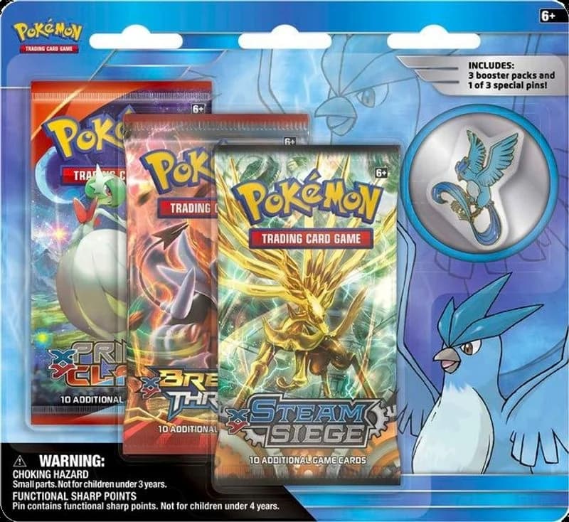 Legendary Birds Pin 3 Pack Blister [Articuno Pin]