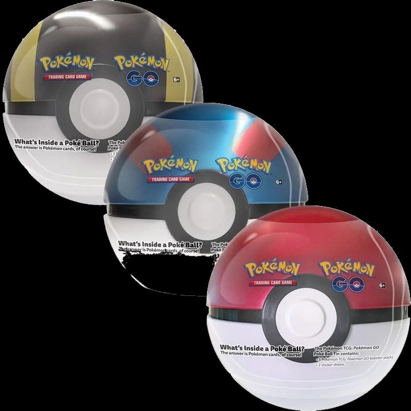 Pokemon GO Poke Ball Tin [Set of 3]