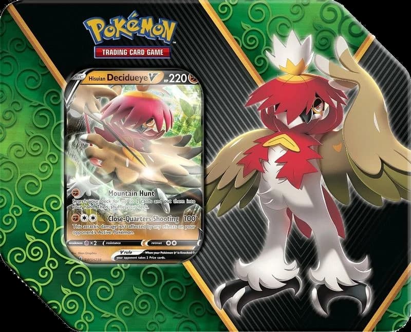 Divergent Powers Tin [Hisuian Decidueye V]