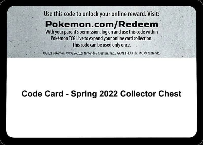Code Card - Spring 2022 Collector Chest
