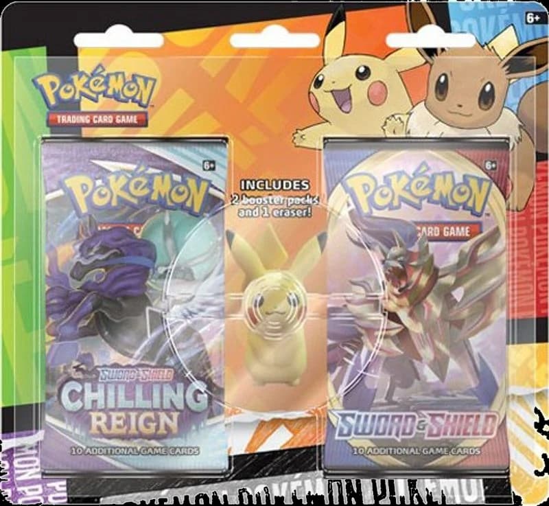 Pokemon TCG: Back to School Eraser Blister [Pikachu]