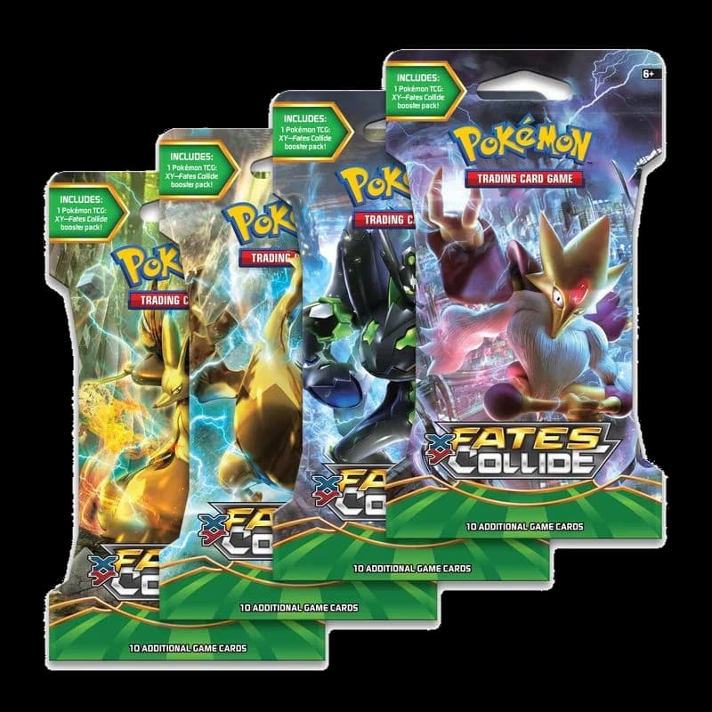 Fates Collide Sleeved Booster Pack Art Bundle [Set of 4]