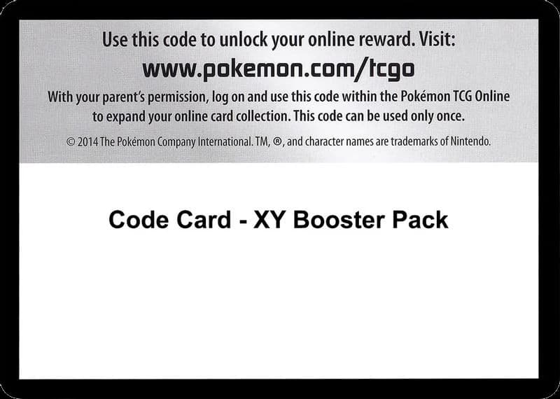 Code Card - XY Booster Pack
